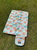 Travel in FASHUN - Orange & BlossHUNS Portable Mat
